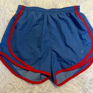 blue nike running shorts